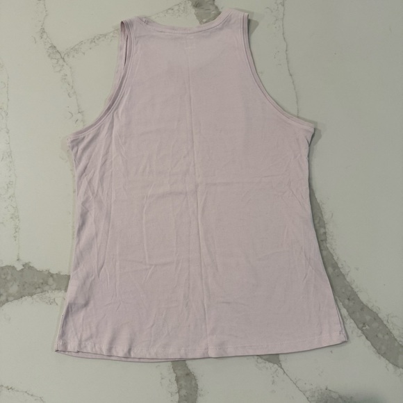 Nike The Nike Tee Dri-Fit Sleeveless Swoosh Athletic TankTop Womens Medium Pink - Picture 5 of 7